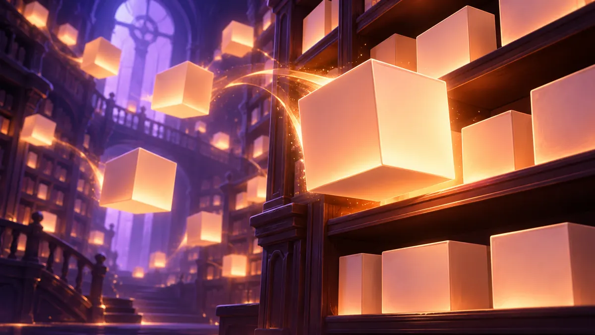 Glowing boxes land on library shelves